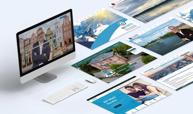 Maklerhomepages von Versicherungsmaklern